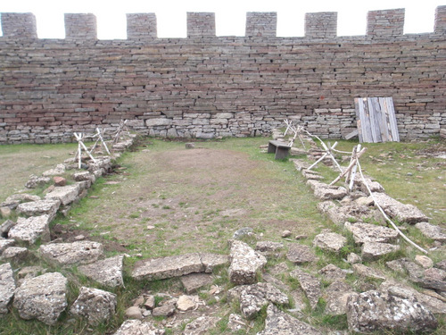 Viking Fortress Interior Structures.